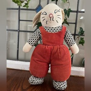 Vintage stuffed handmade bunny